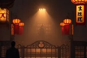 《午后果园》海报,阳光下的果树与竹篮