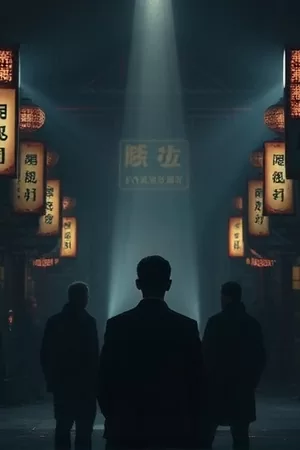 《月台第七道》海报，空月台上停着一辆末班列车