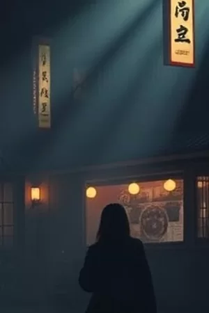 《无声测谎》海报，审讯室玻璃与双手的影子